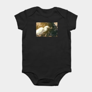 Heron with Prey Baby Bodysuit